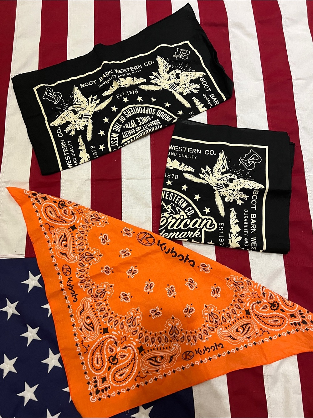 3 bandanas (one pack)